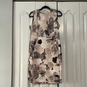 Calvin Klein Floral Sleeveless Dress